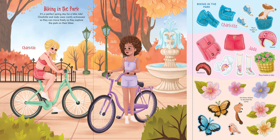 Sticker Doll Dress Up Book - Fashion