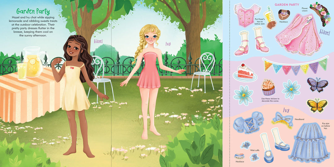 Sticker Doll Dress Up Book - Fashion