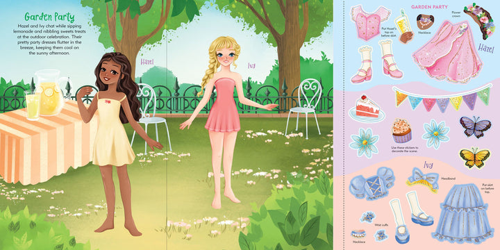 Sticker Doll Dress Up Book - Fashion