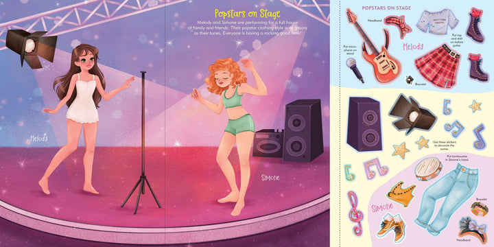 Sticker Doll Dress Up Book - Fashion