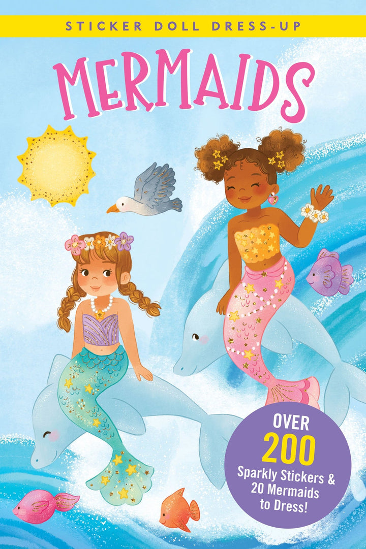 Sticker Doll Dress Up Book - Mermaids
