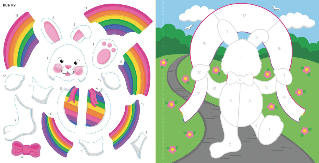 Colour By Sticker - Rainbow Magic