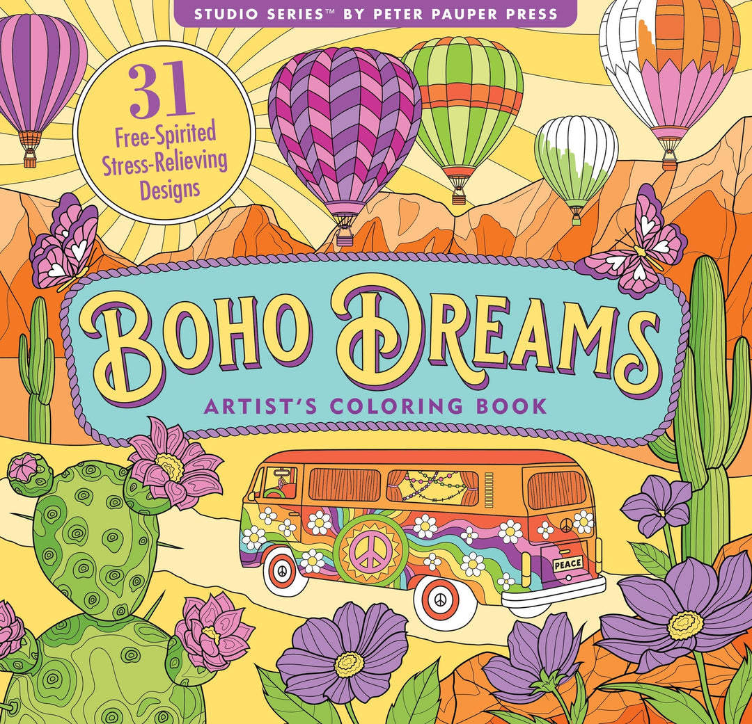 Artist’s Colouring Book - Boho Dreams