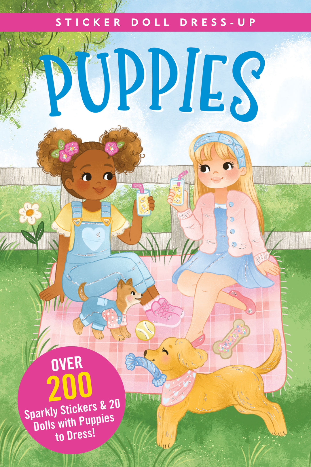 Sticker Doll Dress Up Book - Puppies