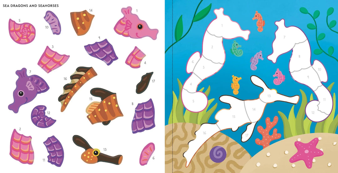 Colour By Sticker - At the Aquarium