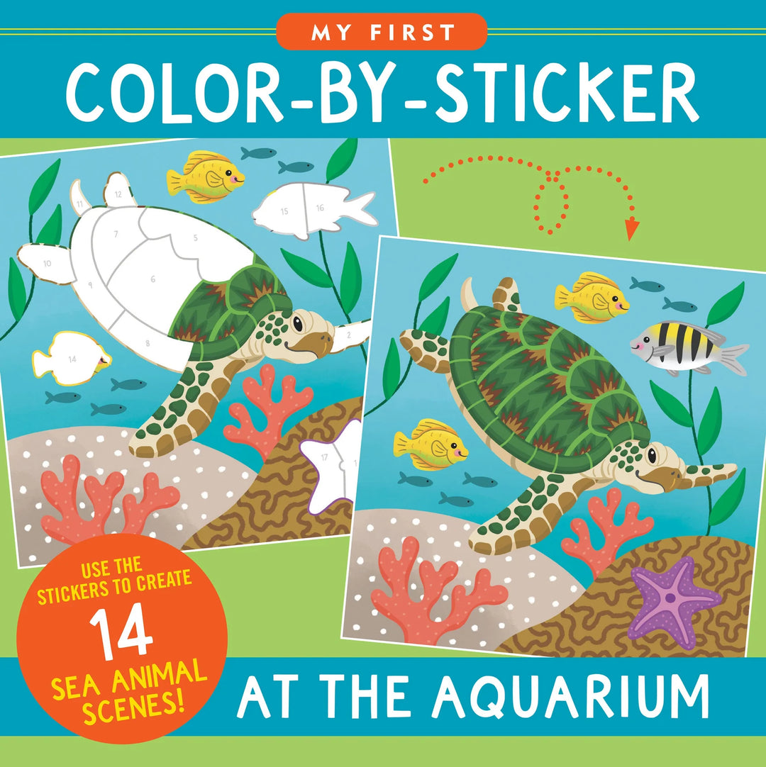 Colour By Sticker - At the Aquarium