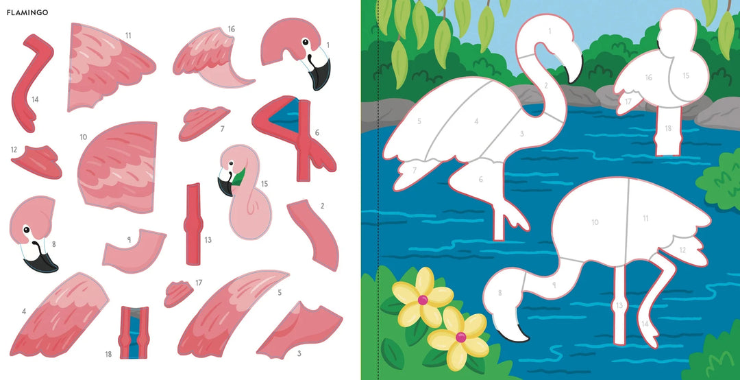 Colour By Sticker - At the Zoo