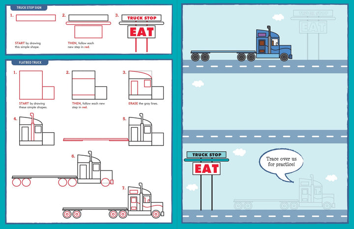 Learn to Draw . . . Cars, Trucks, & Trains!