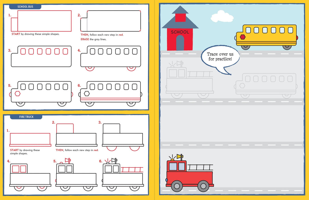 Learn to Draw . . . Cars, Trucks, & Trains!