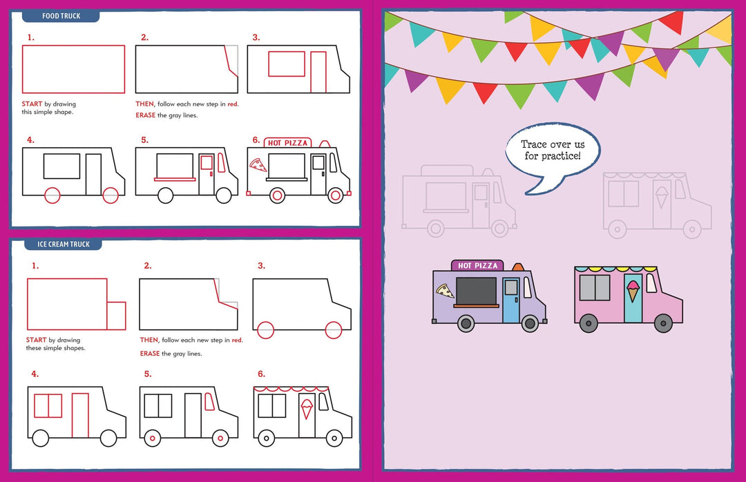 Learn to Draw . . . Cars, Trucks, & Trains!