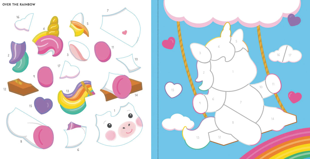 Colour By Sticker - Baby Unicorn Sparkles