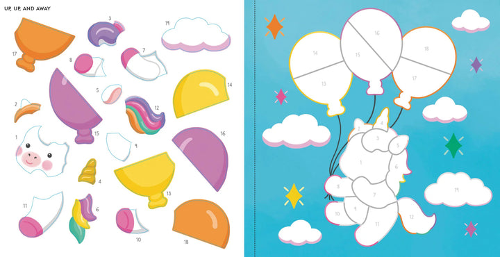 Colour By Sticker - Baby Unicorn Sparkles