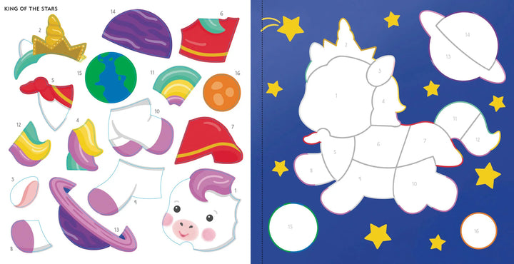Colour By Sticker - Baby Unicorn Sparkles
