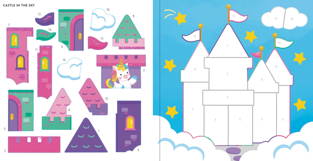 Colour By Sticker - Baby Unicorn Sparkles