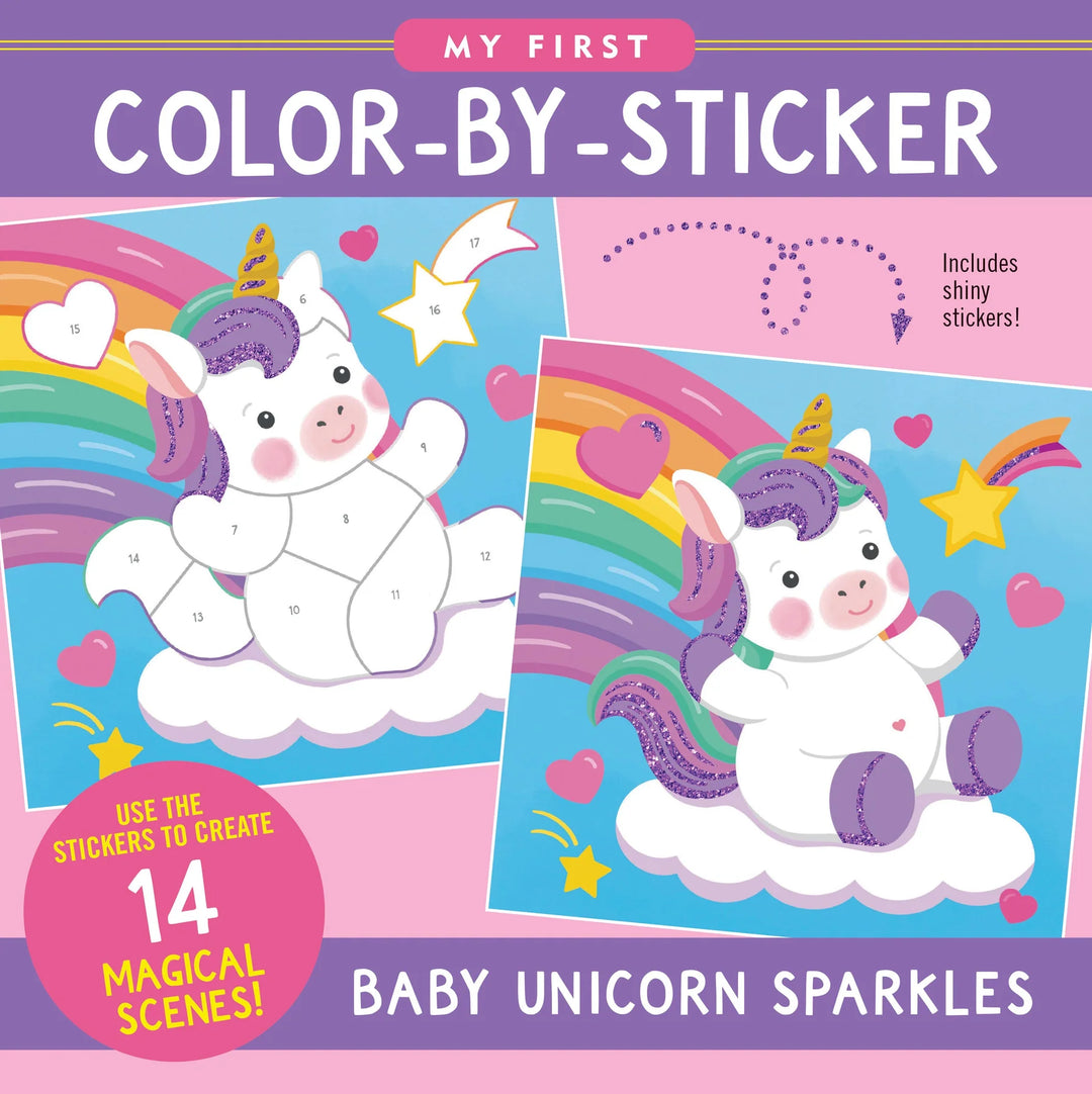 Colour By Sticker - Baby Unicorn Sparkles