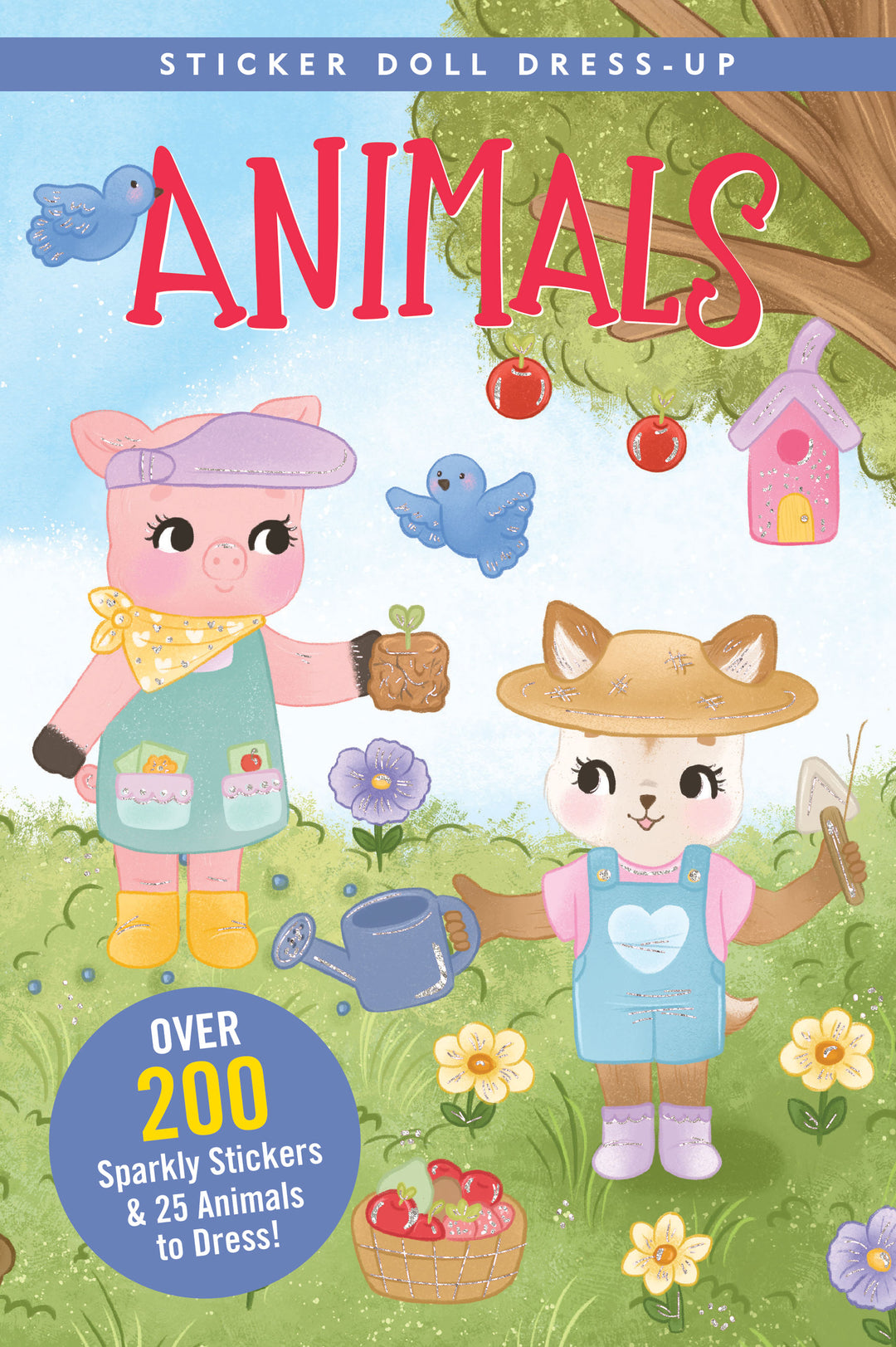 Sticker Doll Dress Up Book - Animals