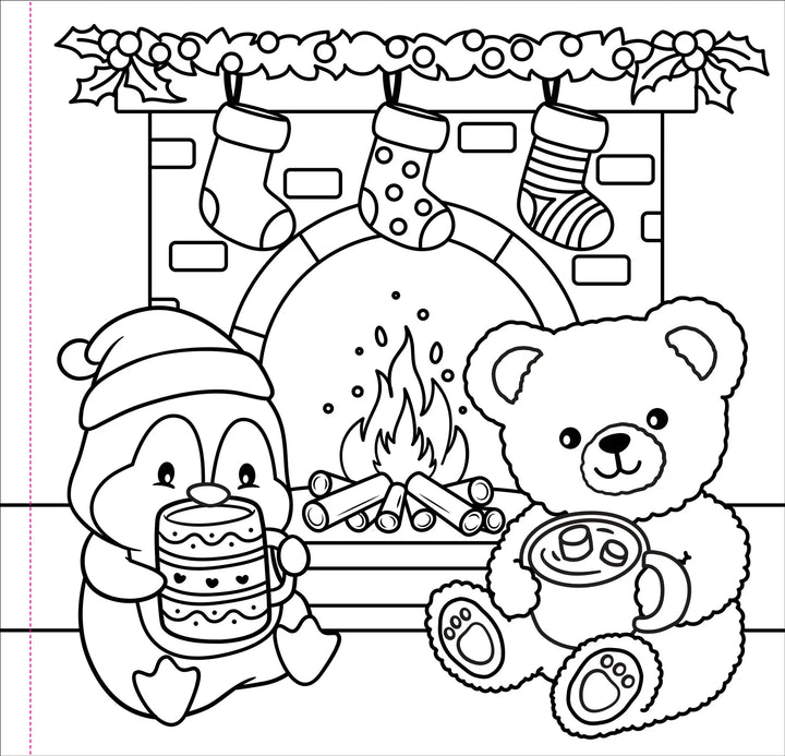 Colouring Book - Cozy Christmas