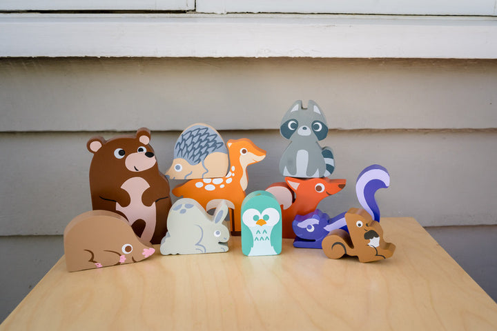 Wooden Puzzle - Chunky Woodland Animals