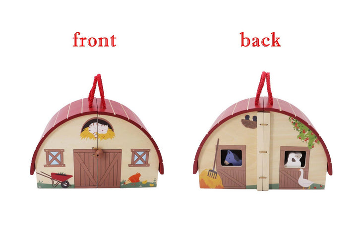 Wooden Farm Playset