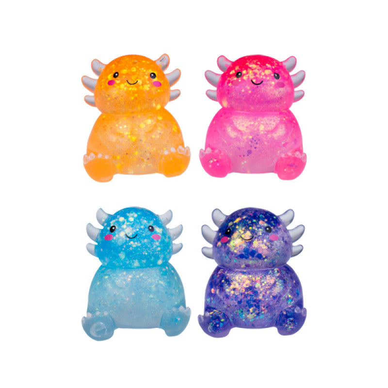 Smooshos Super Squeeze Glitter Axolotl