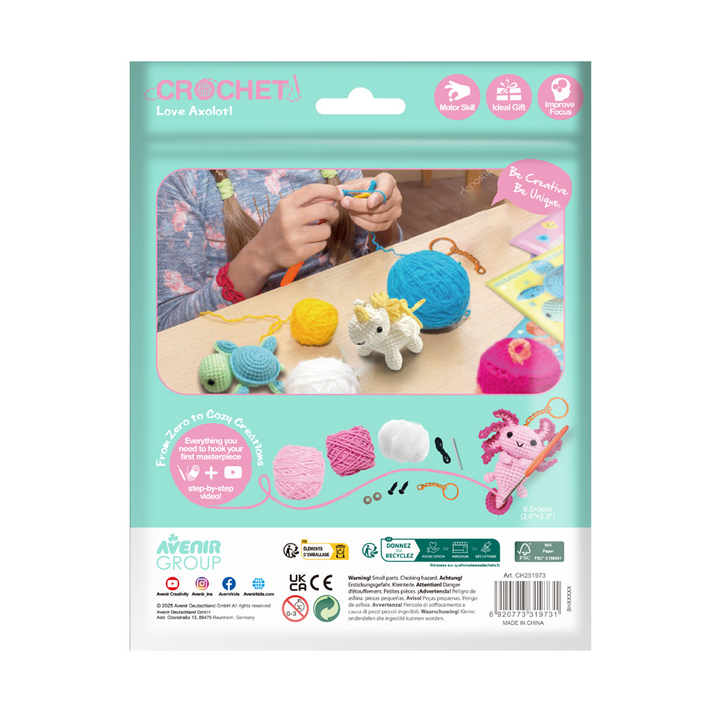 Crochet - Love Axolotl