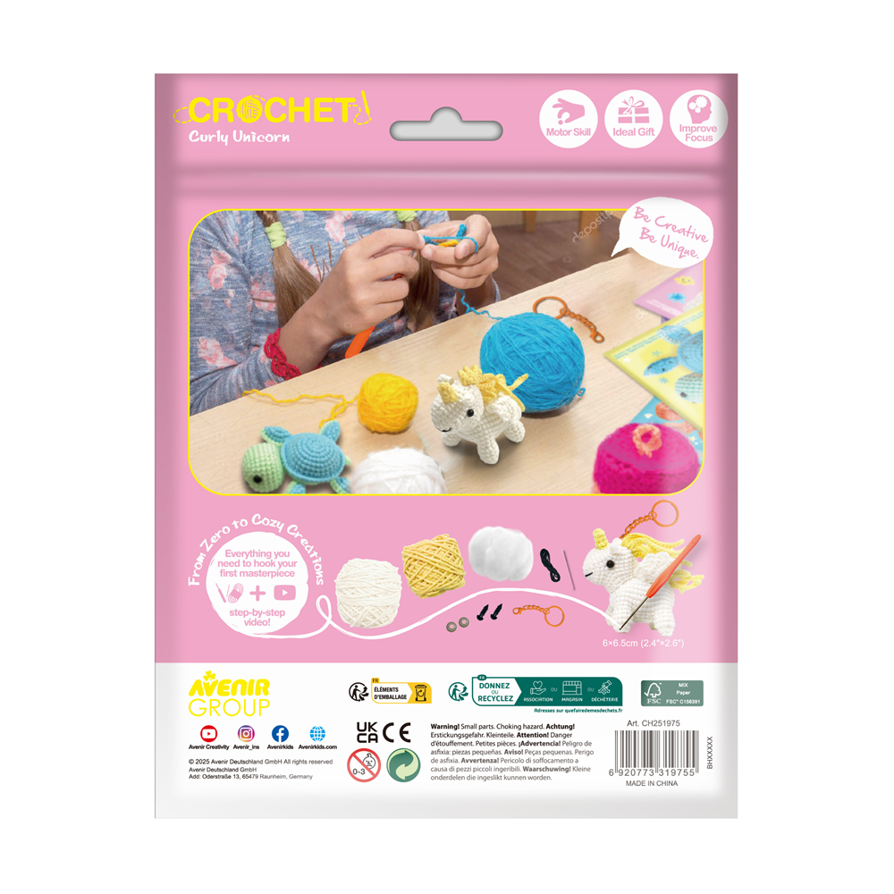 Crochet - Curly Unicorn