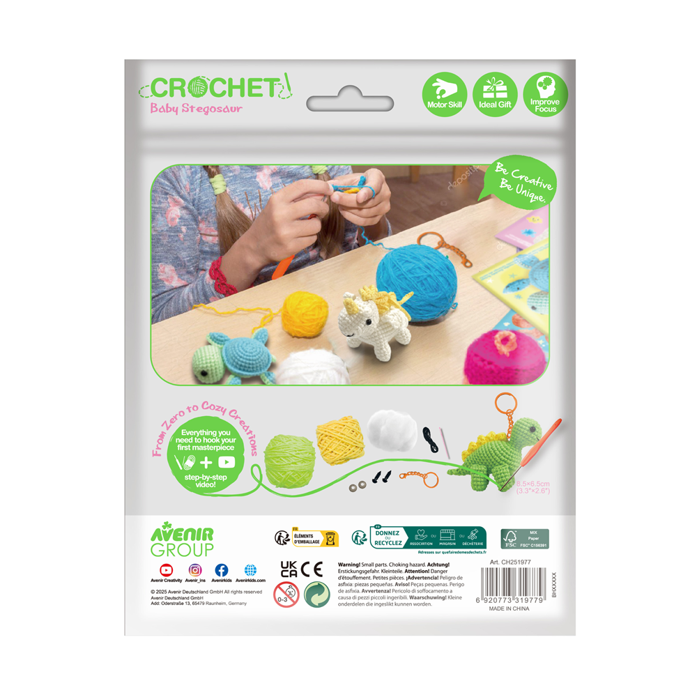 Crochet - Baby Stegosaur