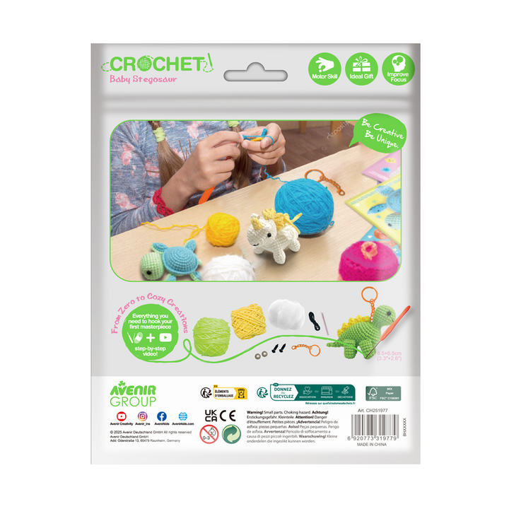 Crochet - Baby Stegosaur