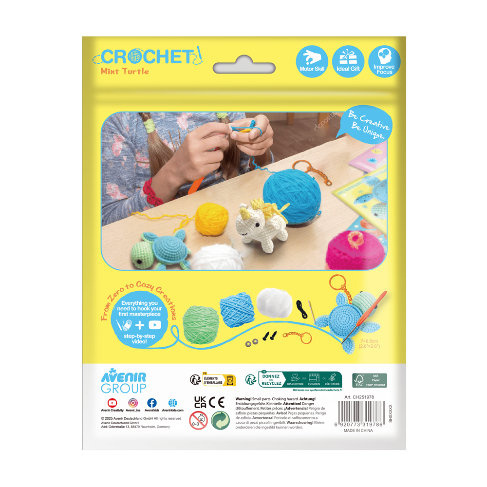 Crochet - Mint Turtle