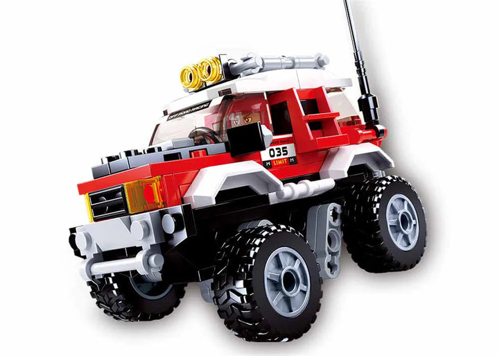 Car Club Offroad Red 145 PCS