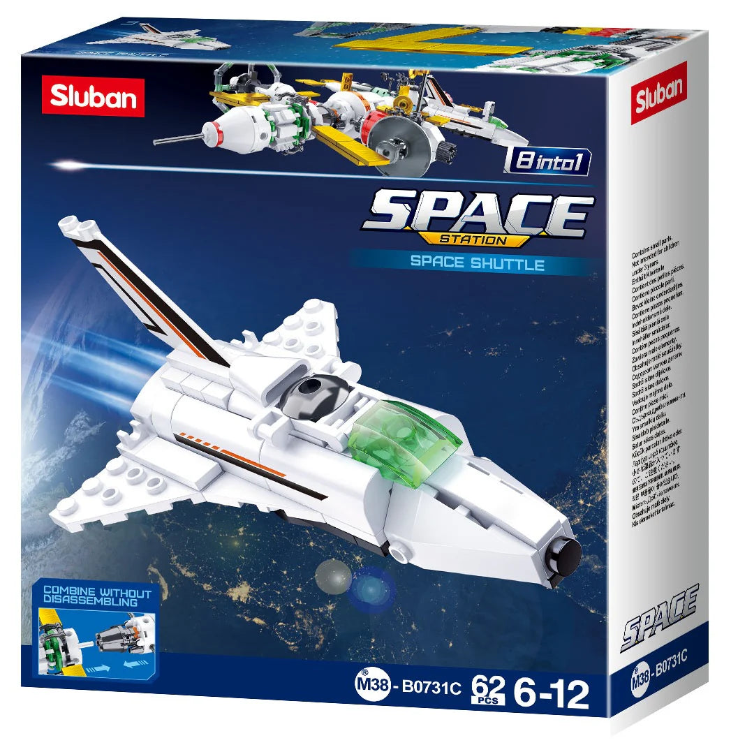 Space 8 into 1 Space Station