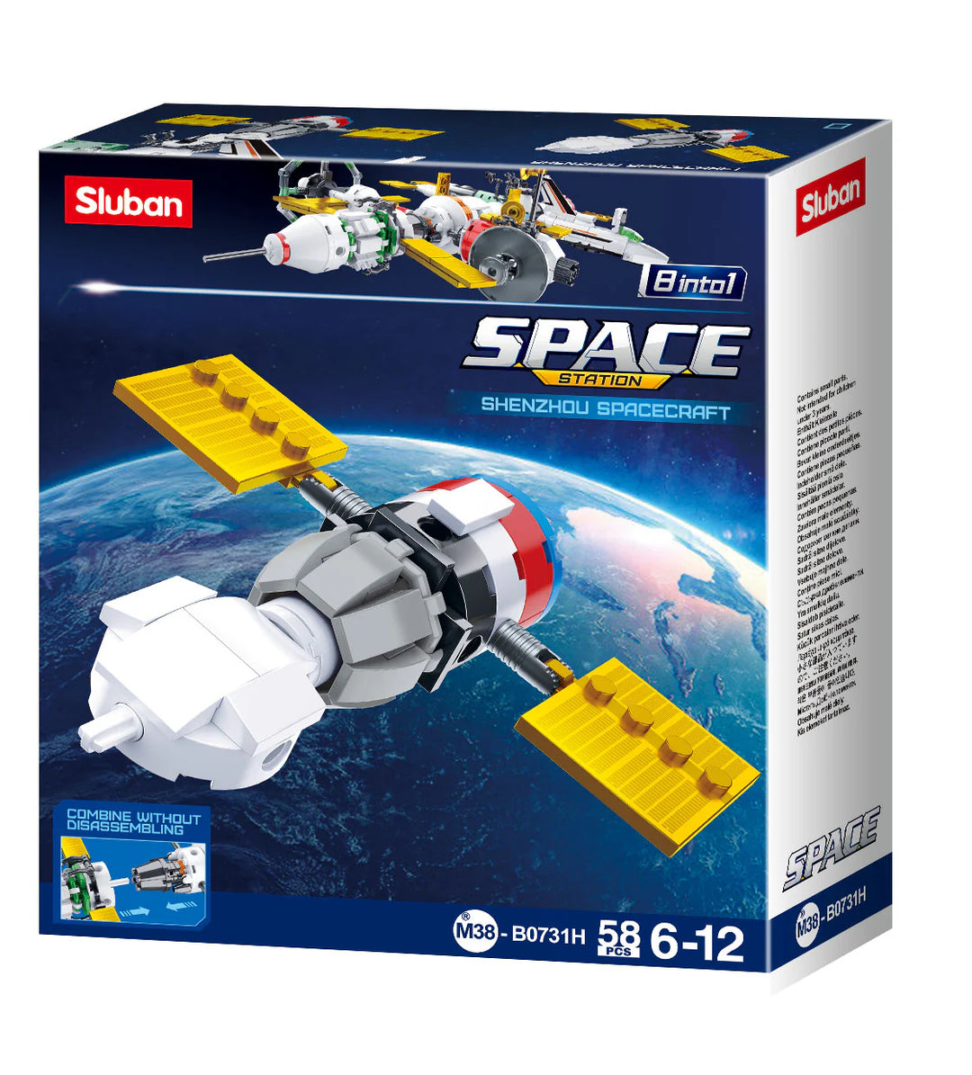 Space 8 into 1 Space Station