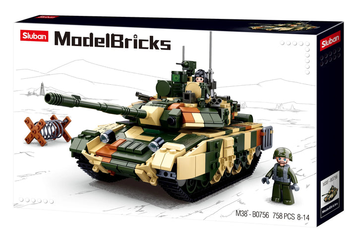 Model Bricks T90MS Battle Tank 758 PCS