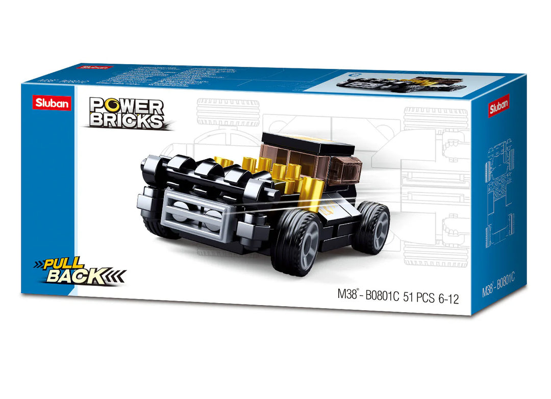 POWER BRICKS PULL BACK CARS