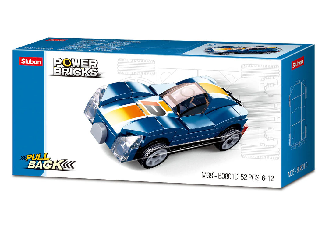 POWER BRICKS PULL BACK CARS