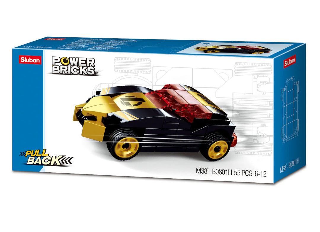 POWER BRICKS PULL BACK CARS