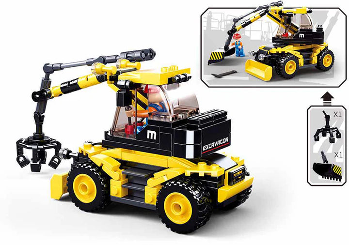 Town Excavator/Lifter 196 PCS