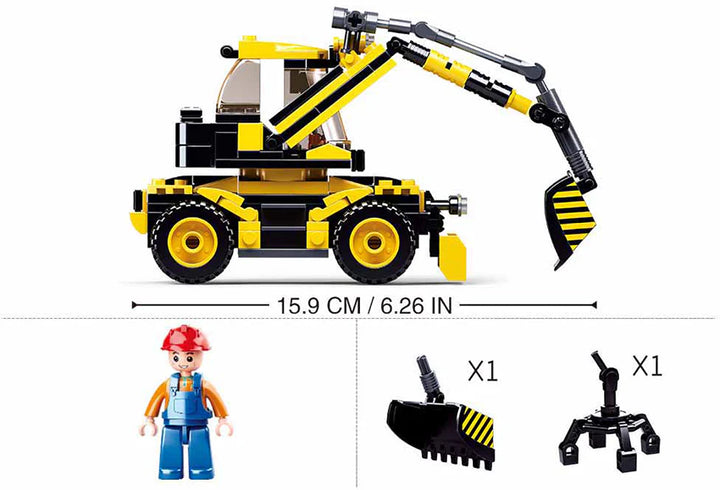Town Excavator/Lifter 196 PCS