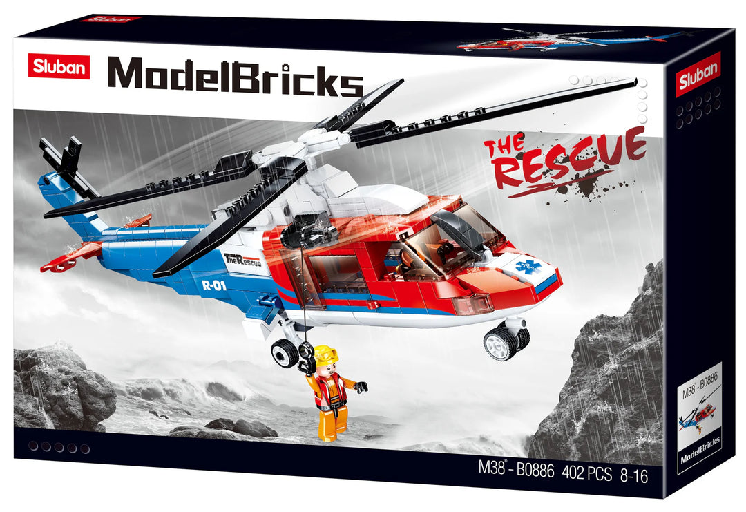 Sea Rescue Helicopter 402 PCS