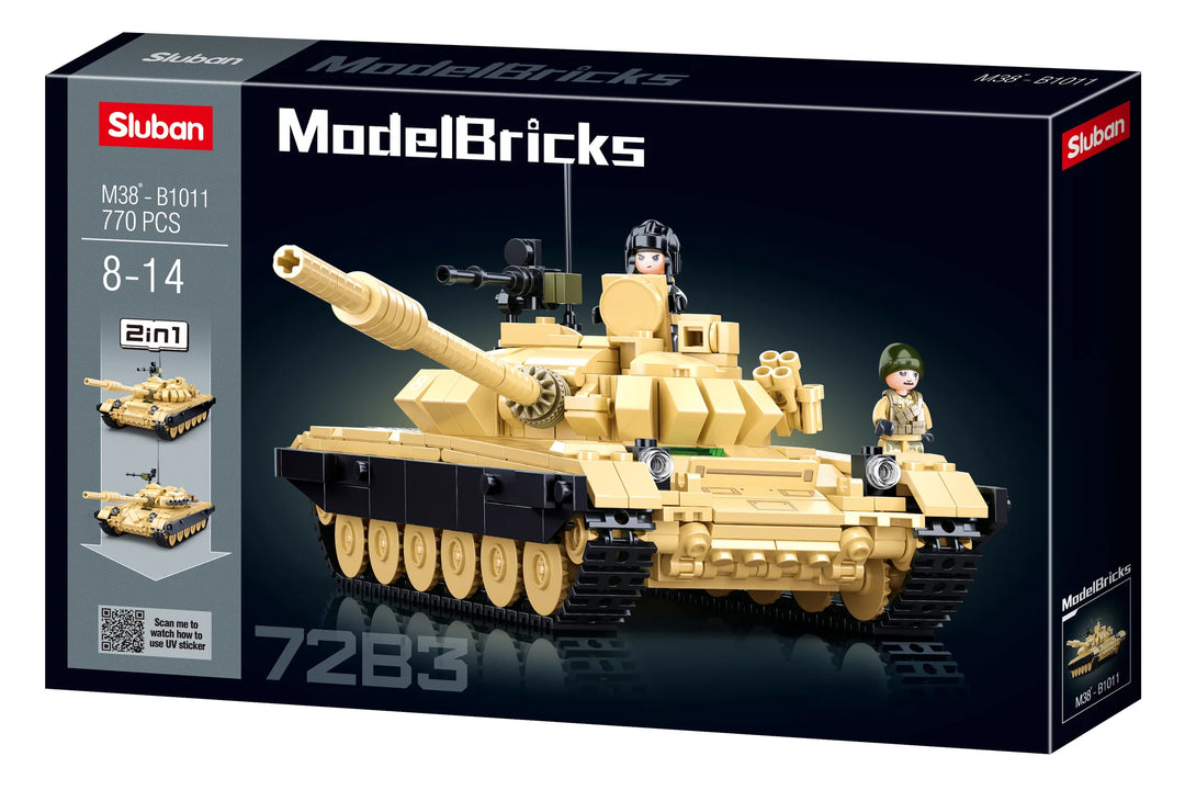 B1011 MB TANK T-7283 (2 IN 1) 770 PCS AGES