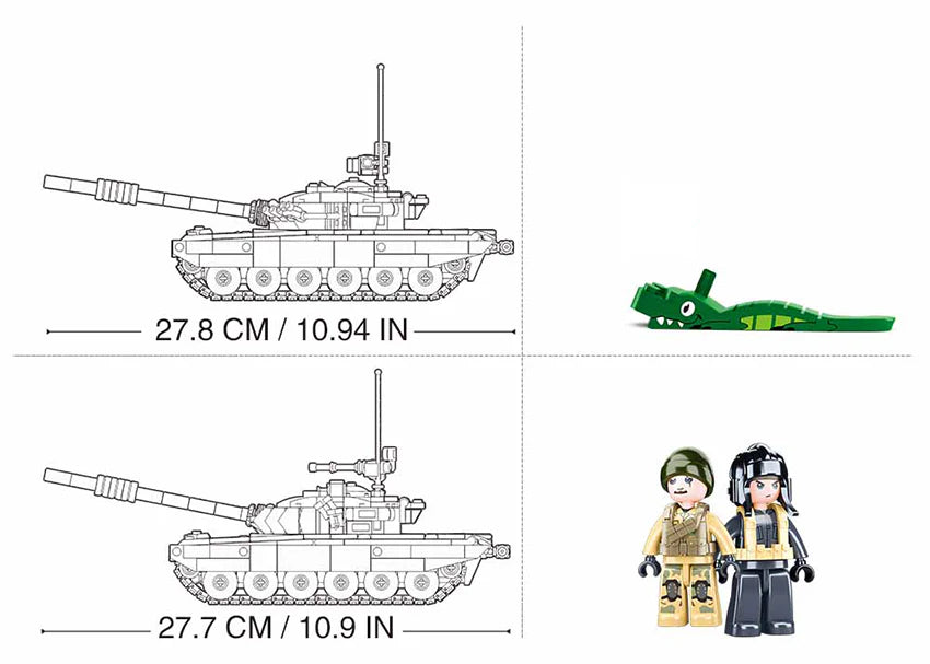 B1011 MB TANK T-7283 (2 IN 1) 770 PCS AGES
