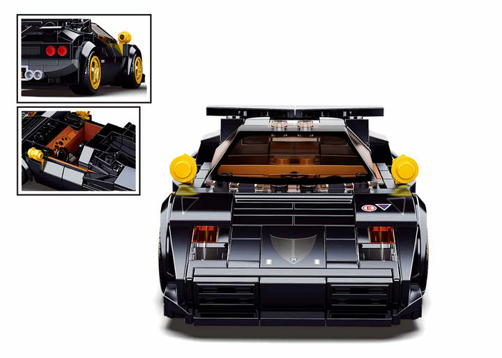 Sports Car Black 254 PCS