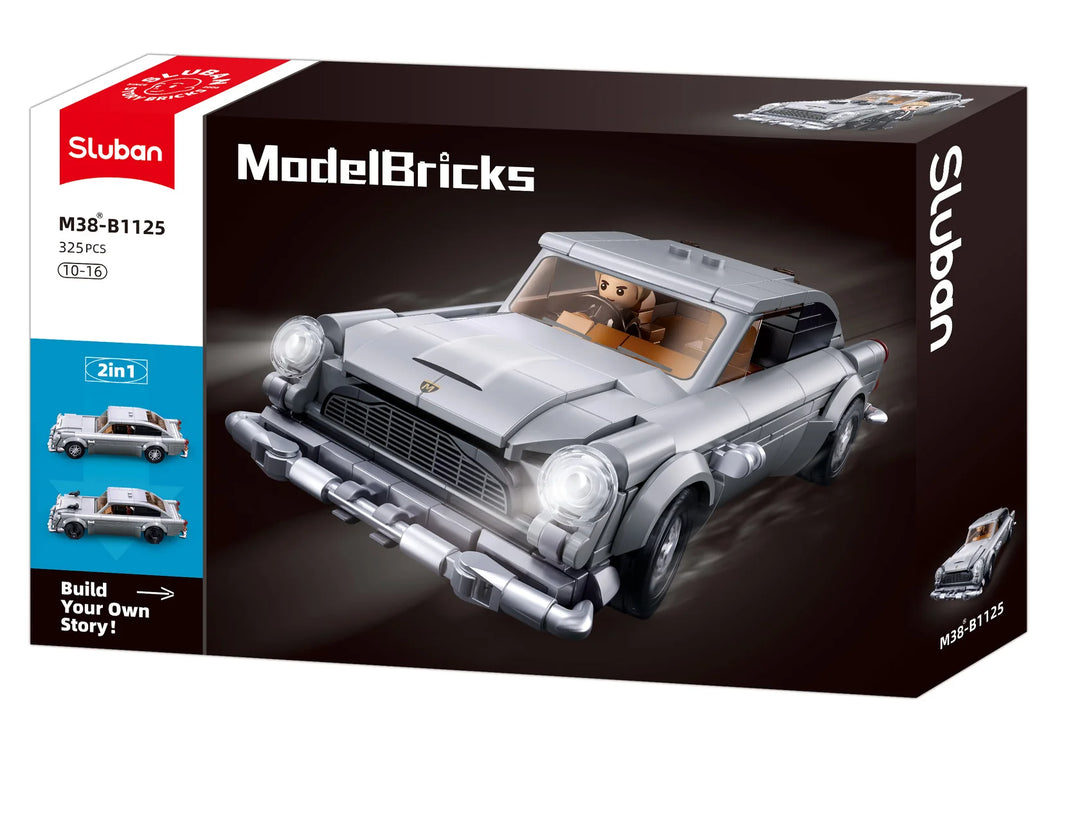 Sports Car Silver Scale 1:32 325 PCS