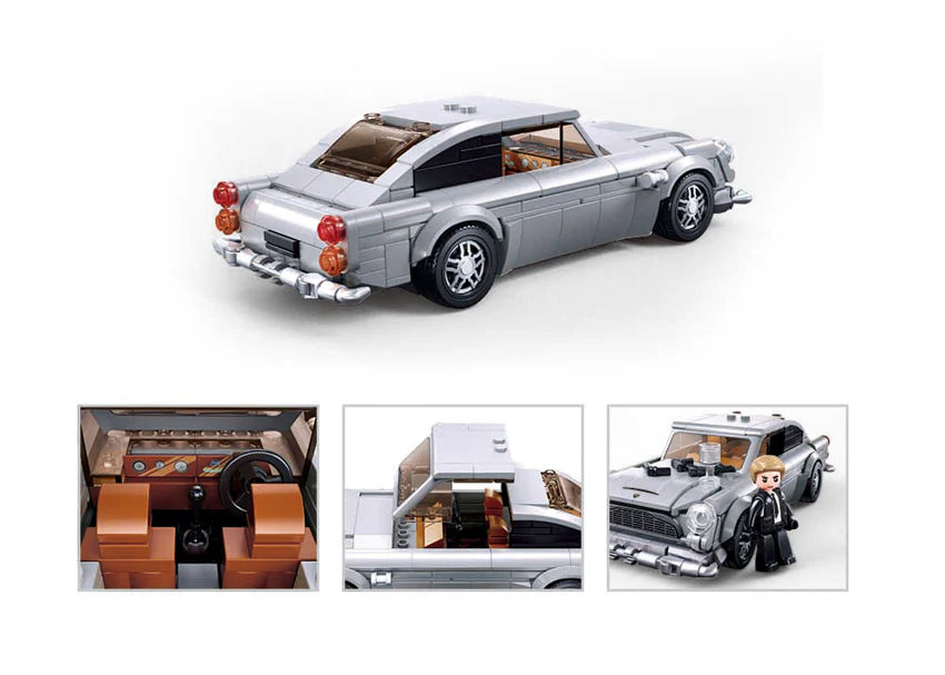 Sports Car Silver Scale 1:32 325 PCS