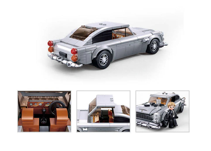 Sports Car Silver Scale 1:32 325 PCS
