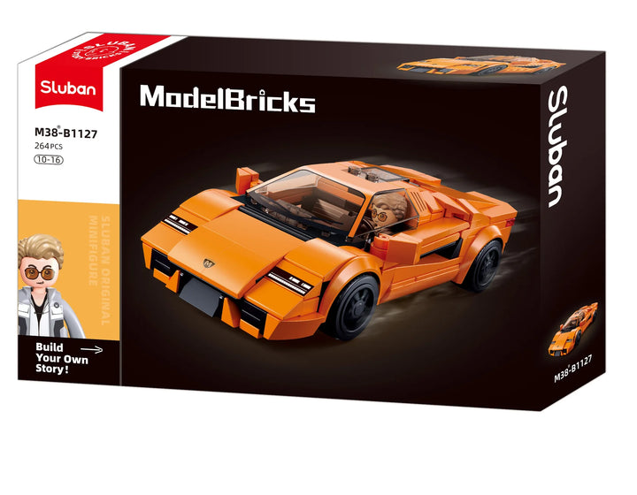 Sports Car Orange Scale 1:32 264 PCS
