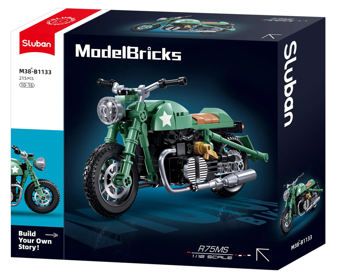 MB MOTOR BIKE R75MS SCALE 1:12 215 PCS