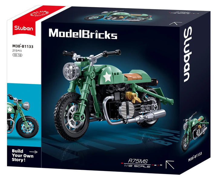 MB MOTOR BIKE R75MS SCALE 1:12 215 PCS