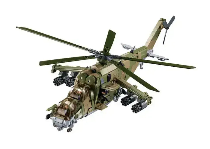 MB MI-24S HELICOPTER GUNSHIP 3 IN 1 SCALE 1:35 893 PCS