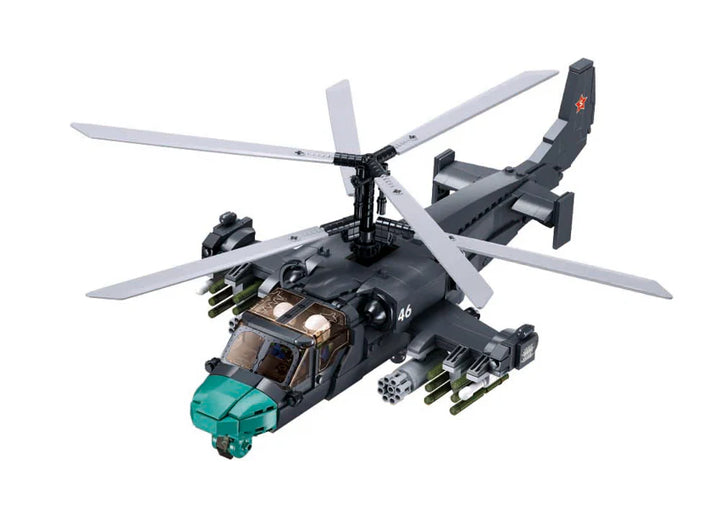 MB KA-52S HELICOPTER GUNSHIP SCALE 1:35 913 PCS